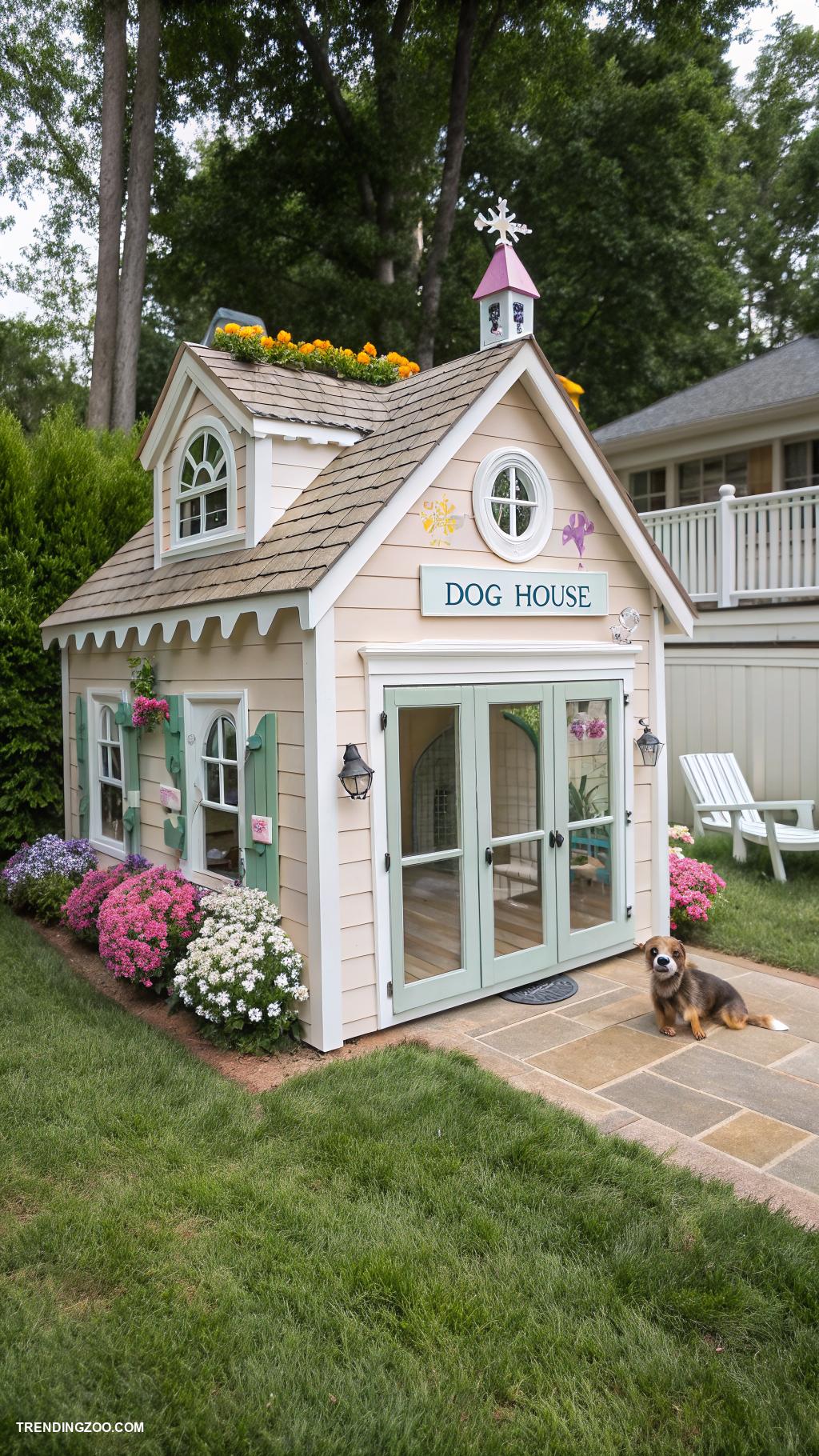 dog houses for multiple dogs Spacious multi room dog house