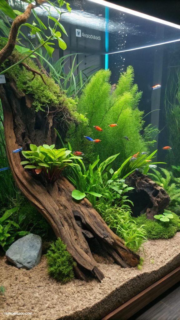 fish tank ideas Biotope Tank Mimicking Natural Habitat
