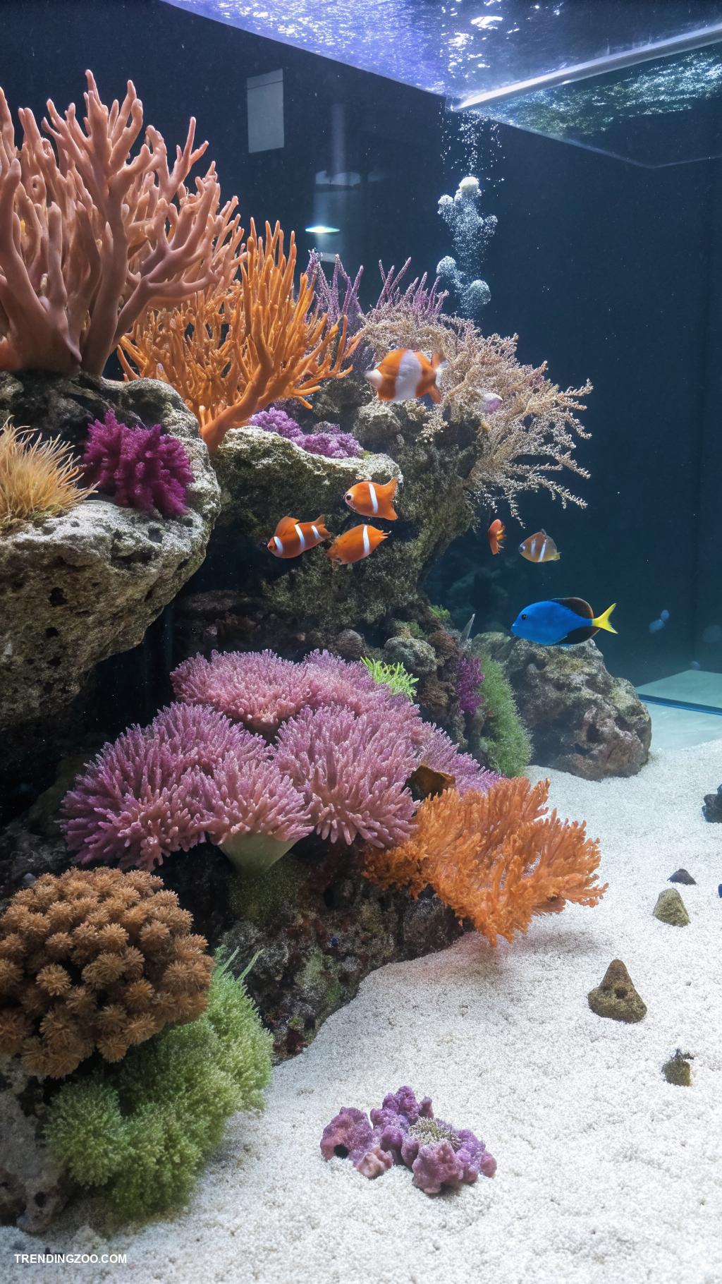 fish tank ideas Tropical Paradise with Colorful Coral