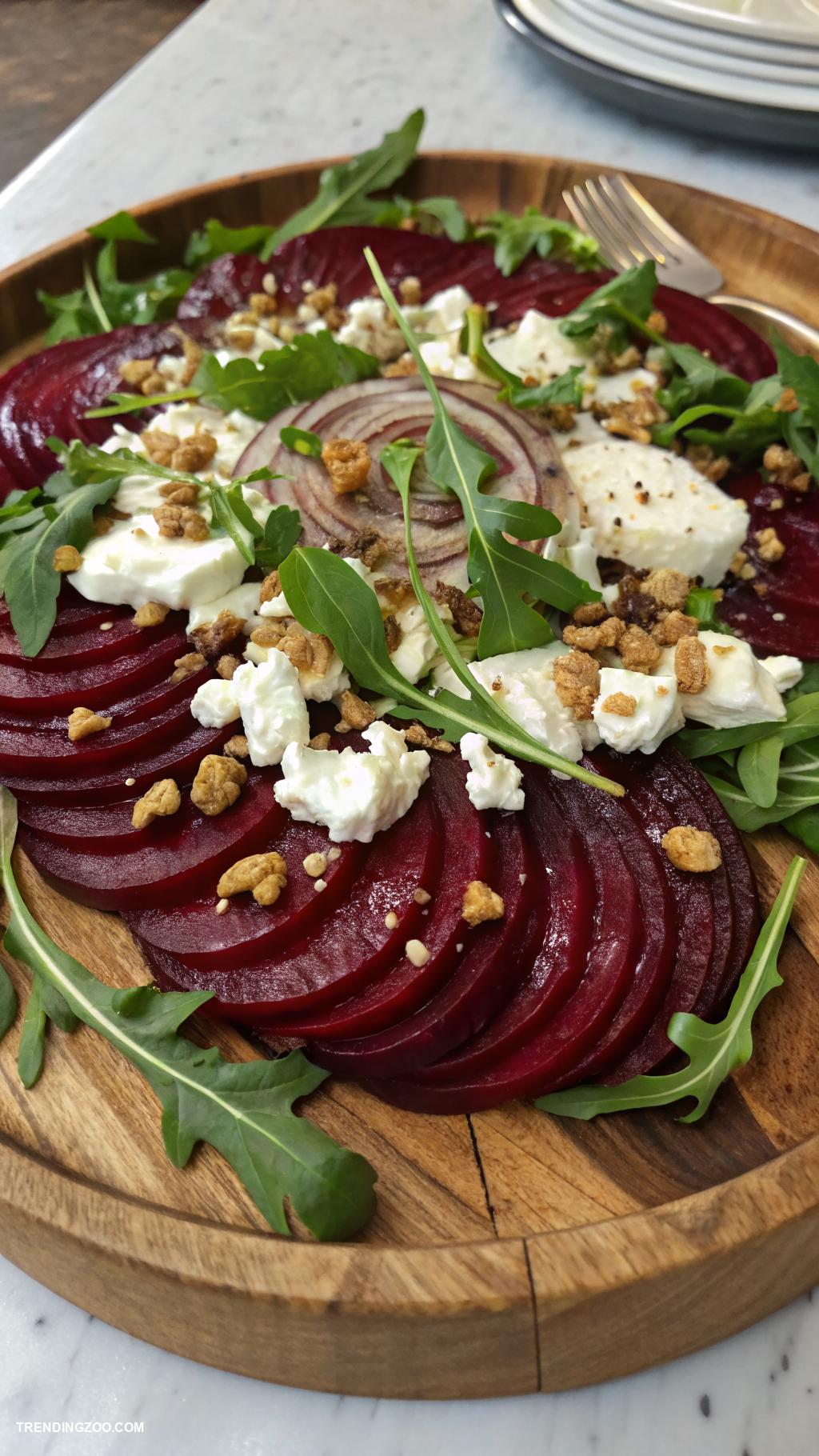 goat cheese recipes Roasted beets with goat cheese vinaigrette