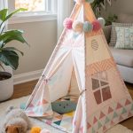 small dog houses Custom canvas teepee for playtime