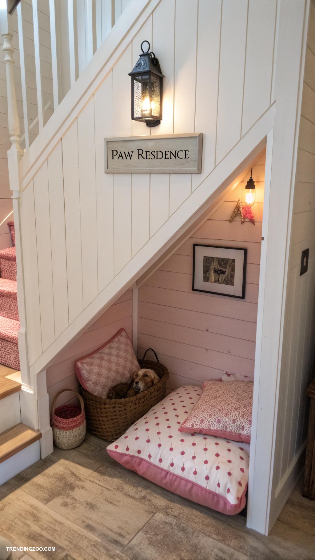 small dog houses Under the stairs hideaway for small dogs