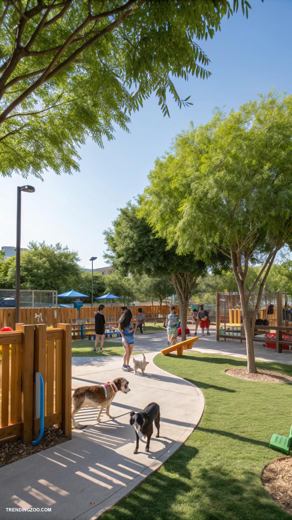 cat park Adjacent dog park for socialization opportunities