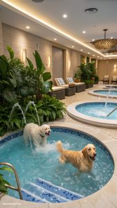 dog swimming pools Luxury dog spa with swimming options