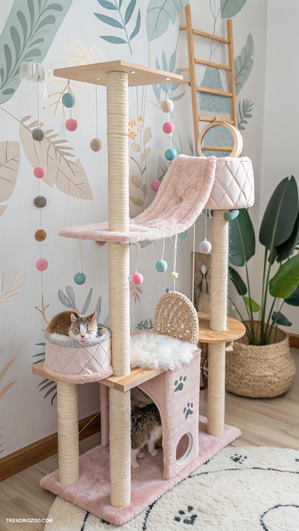 kitten playpen Build a multi level cat tree playpen