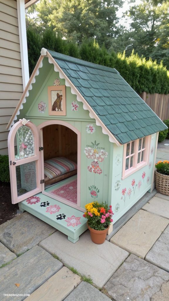 outdoor cat houses Customized dog house for feline friends